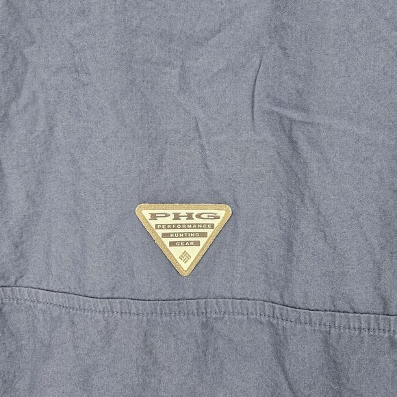 Columbia‎ Shirt Mens XXL PHG Button Up Vented Hunting Outdoors Blue Long Sleeve - Picture 5 of 12